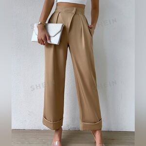 SHEIN Super High Waist Wide Leg Pant